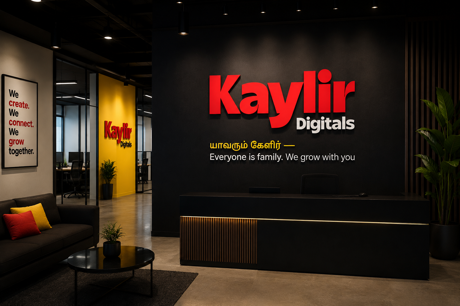 Kaylir Digitals modern office workspace